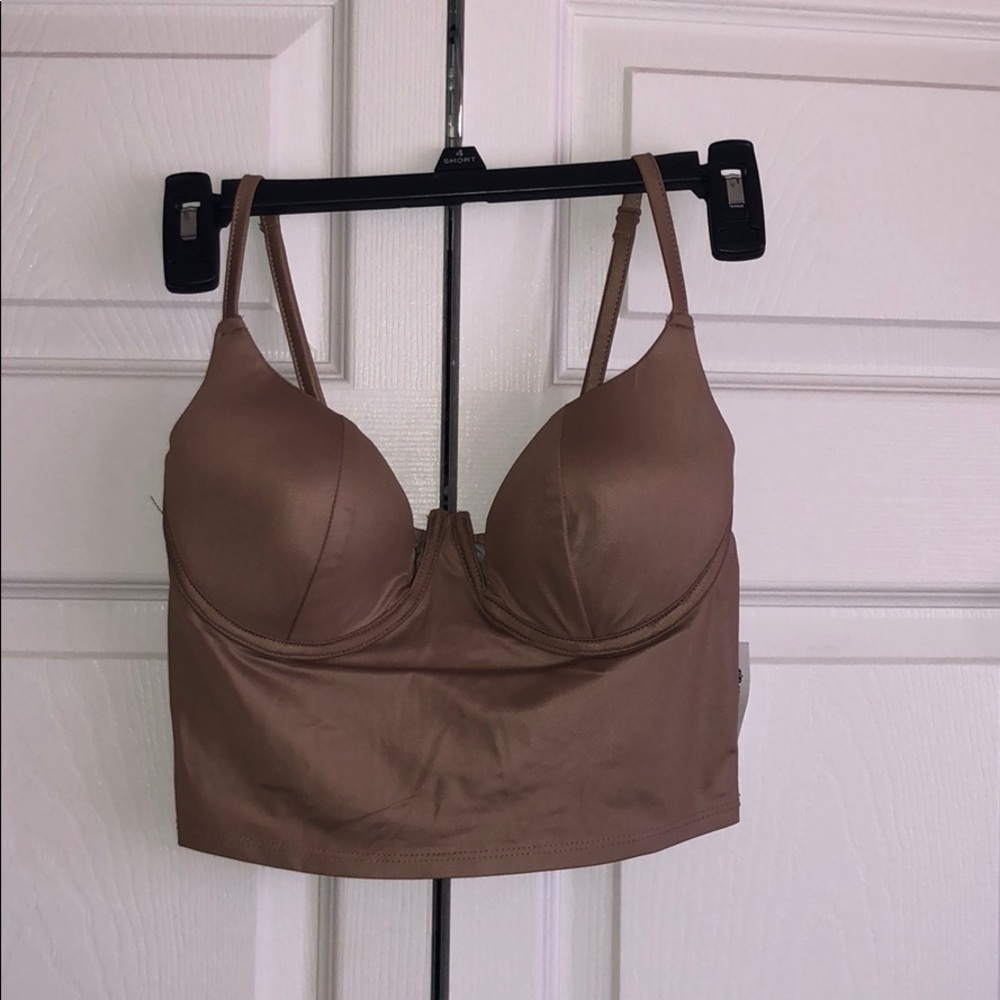 Bustier crop top
